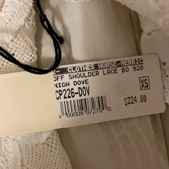 NWT Nightcap Off the Shoulder Lace Bodysuit - Picture 4 of 5